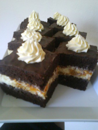 kakaové s traseným krémom