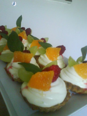 vanilkové s ovocím